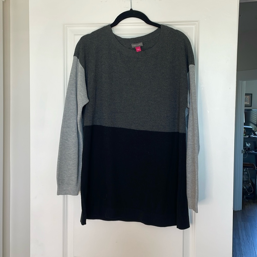 Vince Camuto Color Block Sweater SZ LG